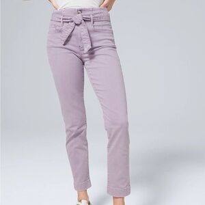 ✨HOST PICK✨NWT White House Black Market Corset Slim Crop  Jeans